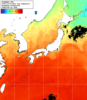 NOAA人工衛星画像:日本全域, 1日合成画像(2025/10/01UTC)
