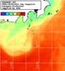 NOAA人工衛星画像:神奈川県近海, 1日合成画像(2025/10/01UTC)
