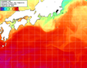 NOAA人工衛星画像:黒潮域, 1日合成画像(2025/10/01UTC)