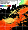 NOAA人工衛星画像:神奈川県近海, 1日合成画像(2025/10/03UTC)