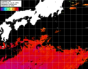 ひまわり人工衛星:黒潮域,21:59JST,1時間合成画像