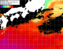 NOAA人工衛星画像:黒潮域, 1日合成画像(2025/10/03UTC)