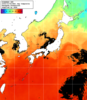 NOAA人工衛星画像:日本全域, 1日合成画像(2025/10/04UTC)