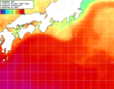 NOAA人工衛星画像:黒潮域, 1週間合成画像(2025/09/28～2025/10/04UTC)