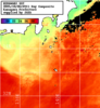 NOAA人工衛星画像:神奈川県近海, 1日合成画像(2025/10/06UTC)