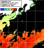 ひまわり人工衛星:神奈川県近海,00:59JST,1時間合成画像