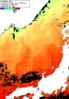 NOAA人工衛星画像:日本海, 1日合成画像(2025/10/07UTC)