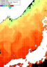 NOAA人工衛星画像:日本海, 1日合成画像(2025/10/08UTC)