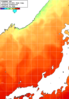 NOAA人工衛星画像:日本海, 1週間合成画像(2025/10/02～2025/10/08UTC)