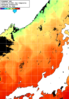 NOAA人工衛星画像:日本海, 1日合成画像(2025/10/09UTC)