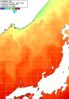 NOAA人工衛星画像:日本海, 1週間合成画像(2025/10/03～2025/10/09UTC)