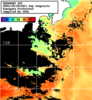 NOAA人工衛星画像:神奈川県近海, 1日合成画像(2025/10/10UTC)