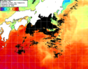 NOAA人工衛星画像:黒潮域, 1日合成画像(2025/10/10UTC)