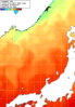 NOAA人工衛星画像:日本海, 1週間合成画像(2025/10/05～2025/10/11UTC)