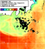 NOAA人工衛星画像:神奈川県近海, 1日合成画像(2025/10/13UTC)