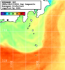 NOAA人工衛星画像:神奈川県近海, 1日合成画像(2025/10/17UTC)