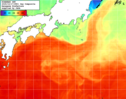 NOAA人工衛星画像:黒潮域, 1日合成画像(2025/10/17UTC)