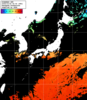 ひまわり人工衛星:日本全域,18:59JST,1時間合成画像
