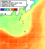 NOAA人工衛星画像:神奈川県近海, 1週間合成画像(2025/10/15～2025/10/21UTC)