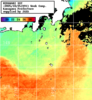 NOAA人工衛星画像:神奈川県近海, 1週間合成画像(2025/10/19～2025/10/25UTC)