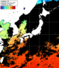 ひまわり人工衛星:日本全域,20:59JST,1時間合成画像