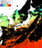 ひまわり人工衛星:日本全域,20:59JST,1時間合成画像