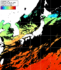 ひまわり人工衛星:日本全域,13:59JST,1時間合成画像
