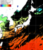 ひまわり人工衛星:日本全域,17:59JST,1時間合成画像