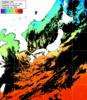 ひまわり人工衛星:日本全域,09:59JST,1時間合成画像