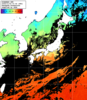 ひまわり人工衛星:日本全域,16:59JST,1時間合成画像