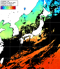 ひまわり人工衛星:日本全域,17:59JST,1時間合成画像