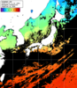 ひまわり人工衛星:日本全域,20:59JST,1時間合成画像