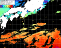 ひまわり人工衛星:黒潮域,08:59JST,1時間合成画像
