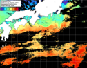ひまわり人工衛星:黒潮域,14:59JST,1時間合成画像