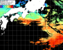 ひまわり人工衛星:黒潮域,08:59JST,1時間合成画像