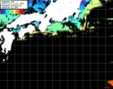 ひまわり人工衛星:黒潮域,20:59JST,1時間合成画像