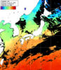 ひまわり人工衛星:日本全域,14:59JST,1時間合成画像