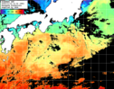 ひまわり人工衛星:黒潮域,19:59JST,1時間合成画像