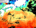 ひまわり人工衛星:黒潮域,11:59JST,1時間合成画像