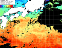 ひまわり人工衛星:黒潮域,20:59JST,1時間合成画像
