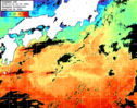 ひまわり人工衛星:黒潮域,08:59JST,1時間合成画像