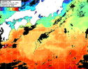 ひまわり人工衛星:黒潮域,10:59JST,1時間合成画像