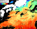 ひまわり人工衛星:黒潮域,15:59JST,1時間合成画像