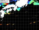 ひまわり人工衛星:黒潮域,22:59JST,1時間合成画像