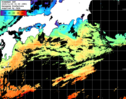 ひまわり人工衛星:黒潮域,10:59JST,1時間合成画像