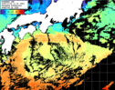 ひまわり人工衛星:黒潮域,20:59JST,1時間合成画像