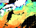 ひまわり人工衛星:黒潮域,14:59JST,1時間合成画像