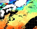 ひまわり人工衛星:黒潮域,19:59JST,1時間合成画像