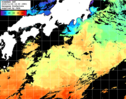 ひまわり人工衛星:黒潮域,23:59JST,1時間合成画像