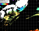 ひまわり人工衛星:黒潮域,17:59JST,1時間合成画像
